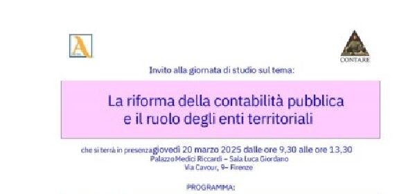 La riforma della contabilità pubblica e il ruolo degli enti territoriali